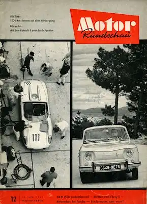 Motor Rundschau 1962 Heft 12