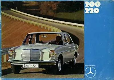 Mercedes-Benz 200 220 Prospekt 7.1972 nl