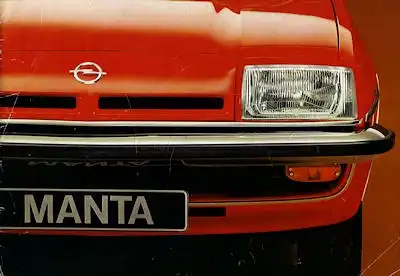 Opel Manta Prospekt 4.1977