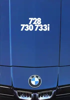 BMW 728 730 733i Prospekt 1979
