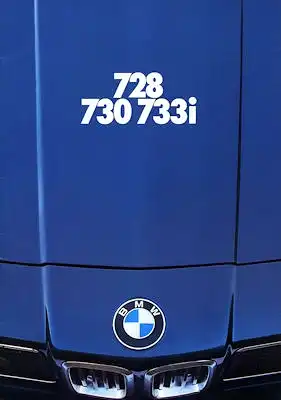BMW 728 730 733i Prospekt 1977