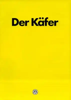 VW Käfer Prospekt 1.1983