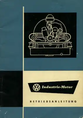 VW Industrie Motor Typ 122 Bedienungsanleitung 8.1958