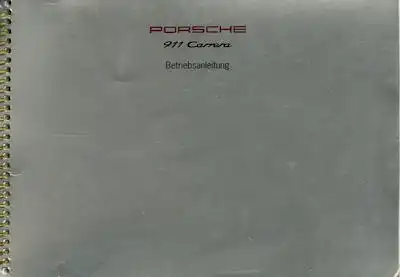 Porsche 911/993 Carrera Bedienungsanleitung 10.1993