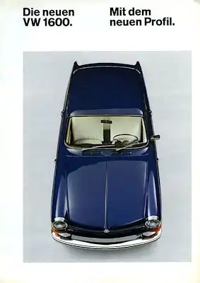 VW 1600 Prospekt 7.1969