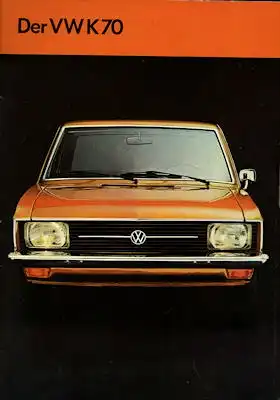 VW K 70 Prospekt 9.1970