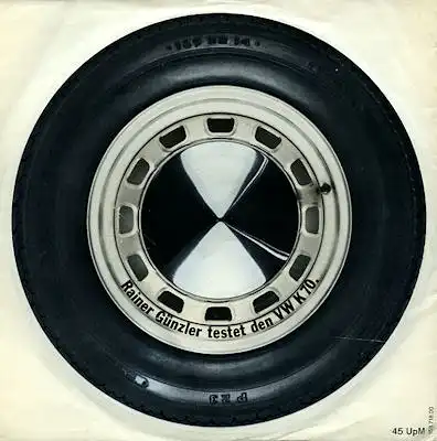VW K 70 Schallplatte ca. 1971