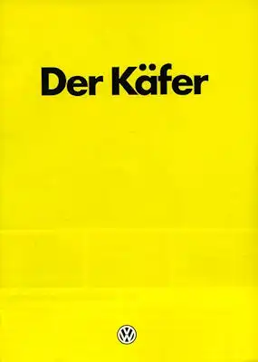 VW Käfer Prospekt 8.1979