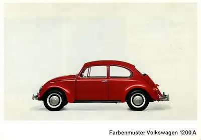 VW Käfer 1200 Farben 8.1965