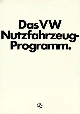 VW Nutzfahrzeuge-Programm 8.1975