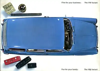 VW 1500 Variant Prospekt 1963 e