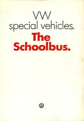 VW T 2 Schoolbus Prospekt 8.1975 e