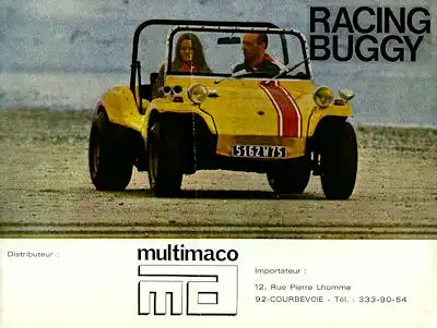 VW Racing Buggy Prospekt ca. 1972 f