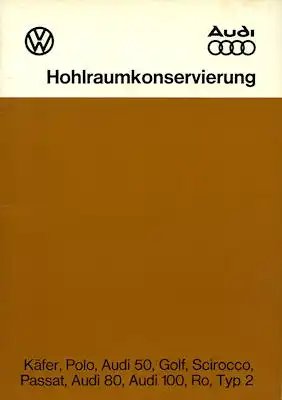 VW / Audi Hohlraumversiegelung 1976