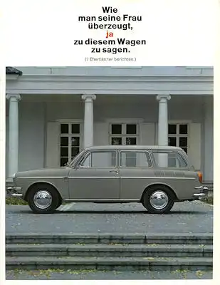 VW 1500 Variant Prospekt 1.1966