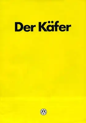 VW Käfer Prospekt 6.1984