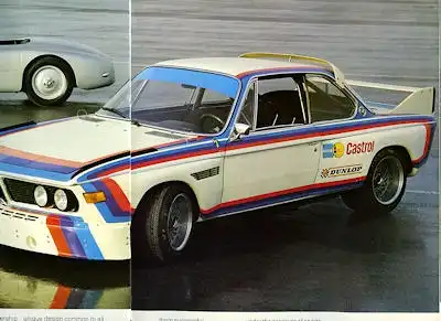 BMW 3.0 CS Csi CSL Prospekt 8.1974 e