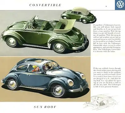 VW Käfer Prospekt 1954 e