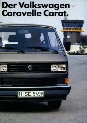 VW T 3 Caravelle Carat Prospekt 1.1984