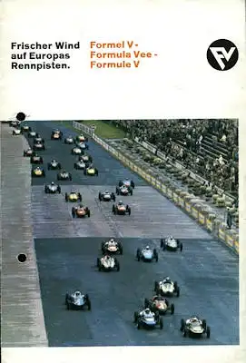 VW Formel V Prospekt 1960er Jahre