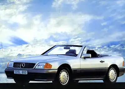 Mercedes-Benz SL Prospekt 1989 f