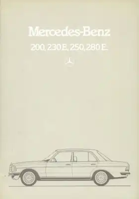 Mercedes-Benz 200-280 E Prospekt 11.1982