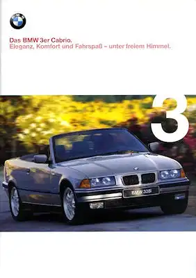 BMW 3er Cabrio Prospekt 1998