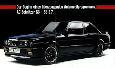 BMW AC Schnitzer Programm 9.1987