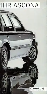 Opel Ascona Prospekt 4.1985