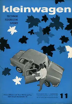Kleinwagen 1958 Heft 11