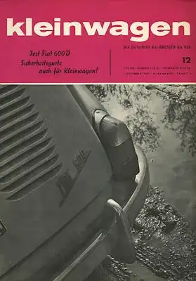 Kleinwagen 1960 Heft 12