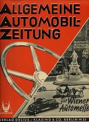 Allgemeine Automobil Zeitung (AAZ) 1940 Heft 10