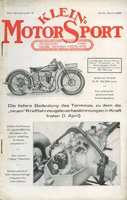 Klein-Motor-Sport 1928 Heft 4