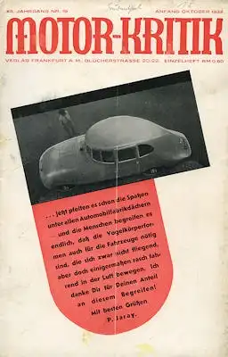 Motor-Kritik 1932 Heft 19