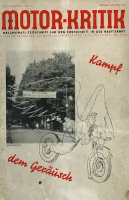 Motor-Kritik 1937 Heft 1