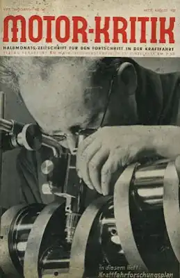 Motor-Kritik 1937 Heft 16