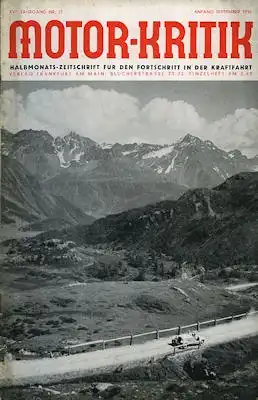 Motor-Kritik 1936 Heft 17