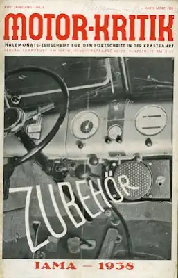 Motor-Kritik 1938 Heft 6