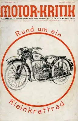 Motor-Kritik 1942 Heft 15