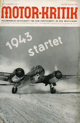 Motor-Kritik 1943 Heft 1