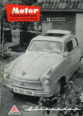 Motor Rundschau 1957 Heft 15