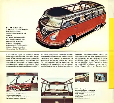 VW Bus / Transporter Prospekt 1950er Jahre