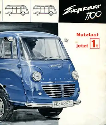 Goliath Express 1100 Pritsche Prospekt ca. 1960