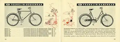 BSW Fahrrad Prospekt ca. 1939