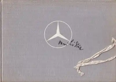 Hans Liska Skizzenmappe Mercedes-Benz grau 1953