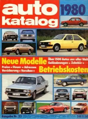 Auto Katalog 1980 Nr.23