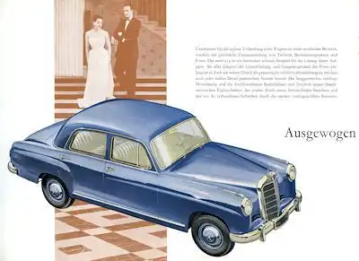 Mercedes-Benz 219 Prospekt 1956