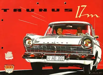 Ford Taunus 17 M P 2 Prospekt ca. 1958