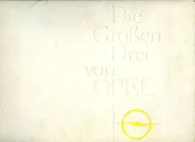 Opel Mappe -die großen von Opel- 1964