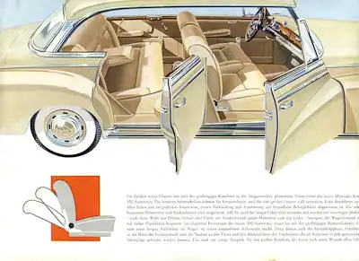 Mercedes-Benz 300 Automatic Prospekt ca. 1958